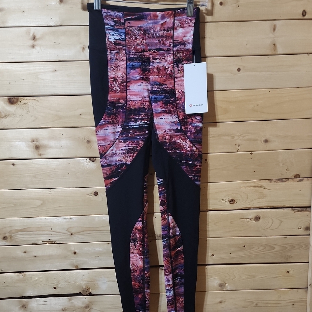 Lululemon Sweat And Repeat Leggings Size 4 NWT Super High Rise
